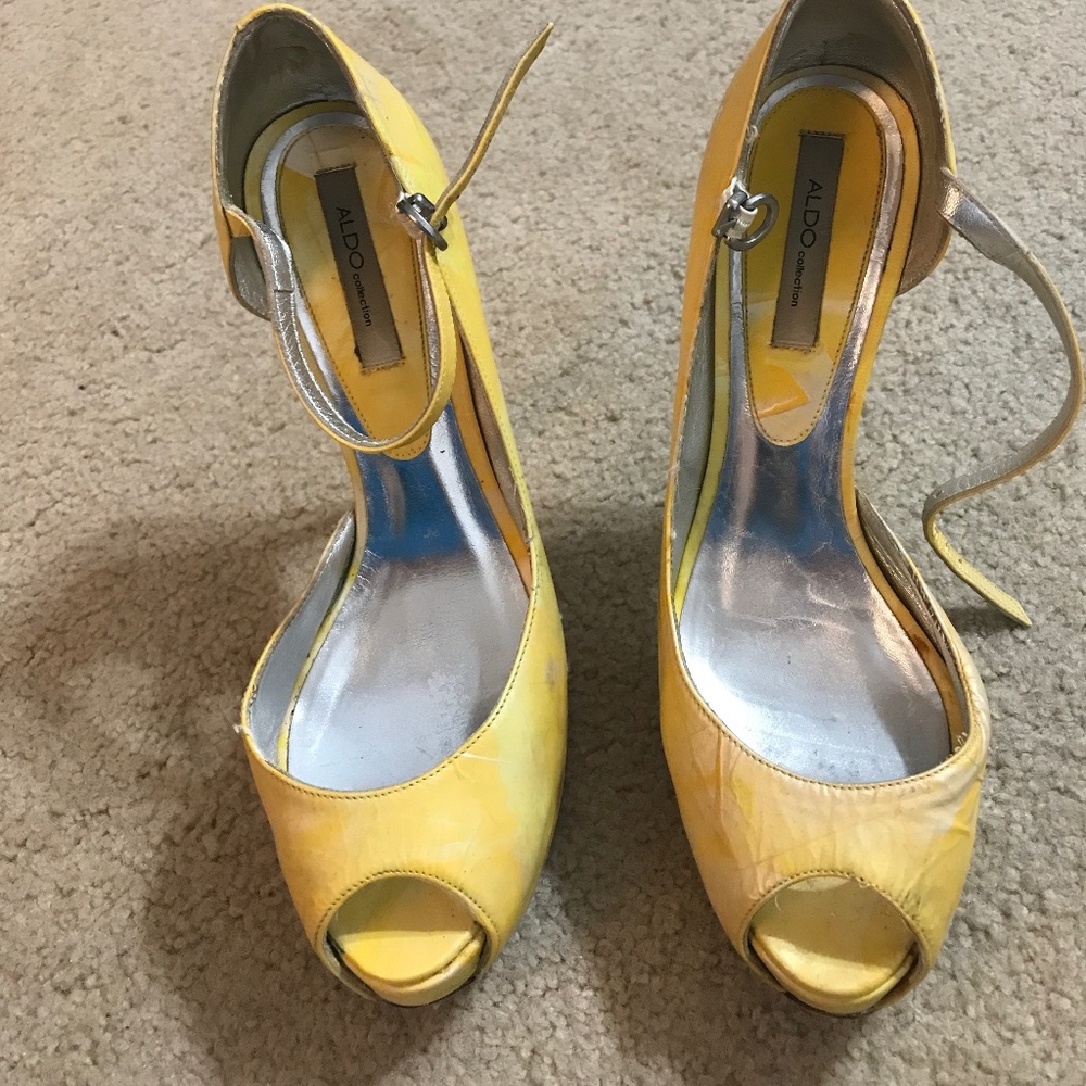 Yellow heels